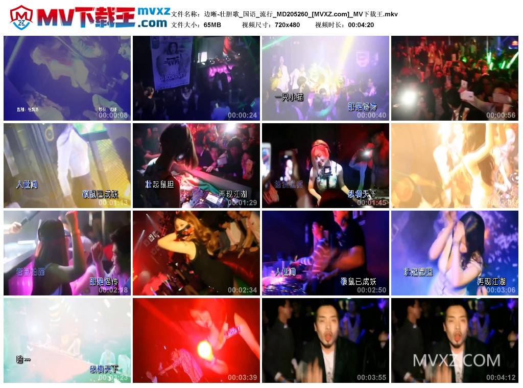 边晰-壮胆歌_国语_流行_MD205260